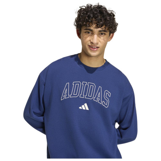 Adidas Ανδρικό φούτερ Seasonal Essentials Collegiate French Terry Crew Sweatshirt